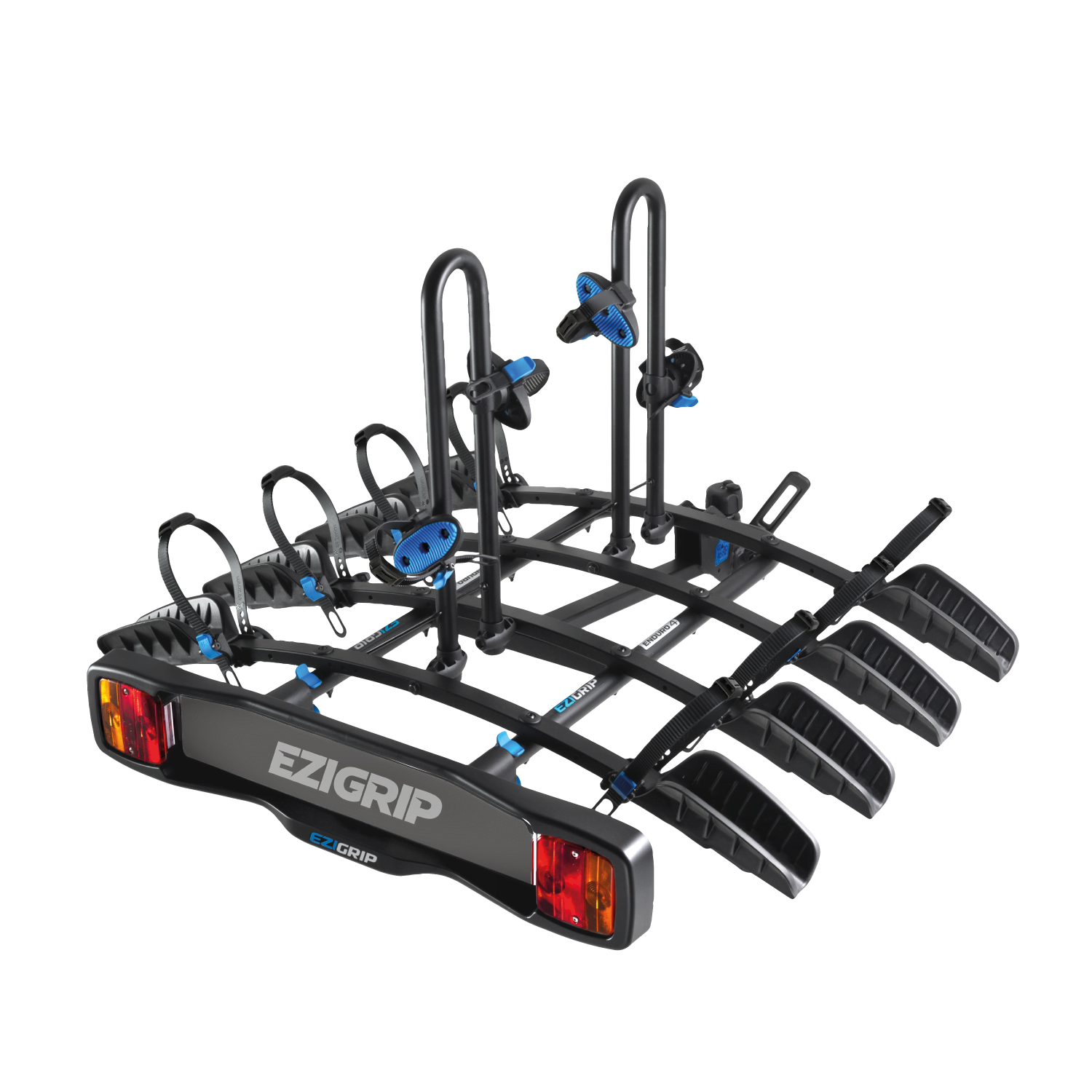 Enduro 4 bike rack with Light Board Product Shot