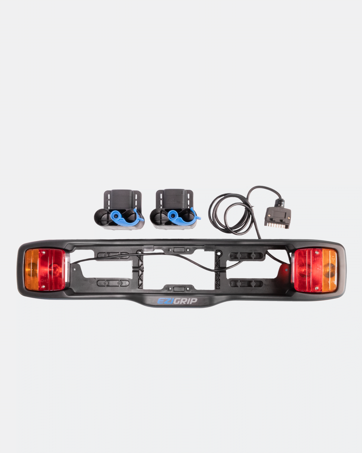 A view of all the components that come with an Enduro Light Board