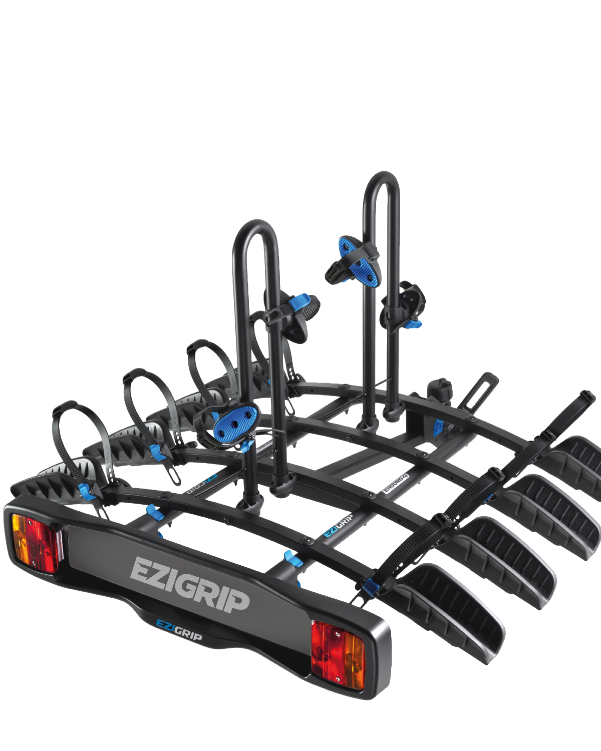 Enduro 4 bike rack with Light Board Product Shot